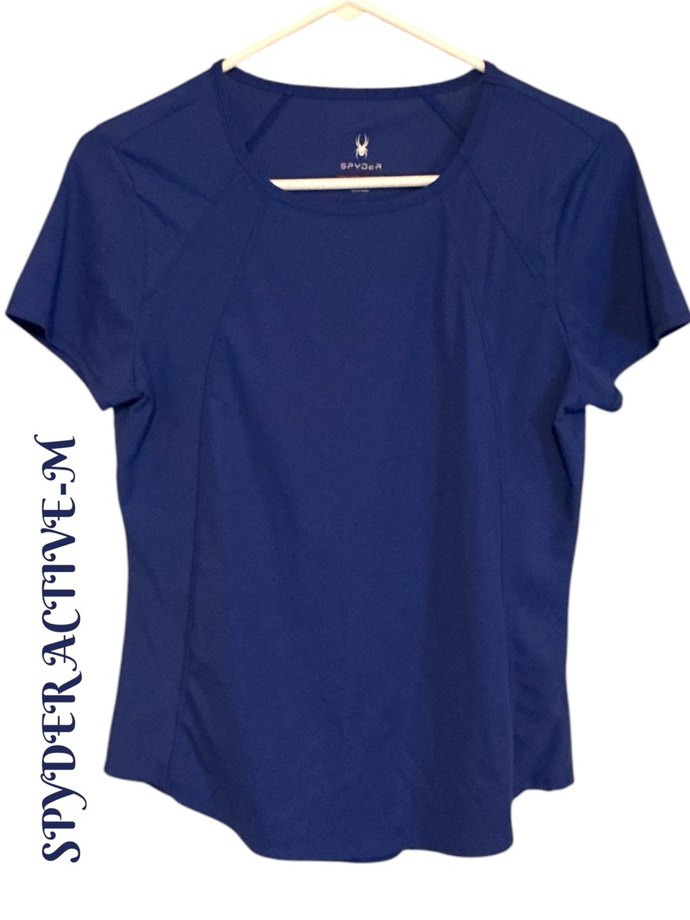 🌼Spyder Active Purple Blue Short Sleeve Performance Tee
